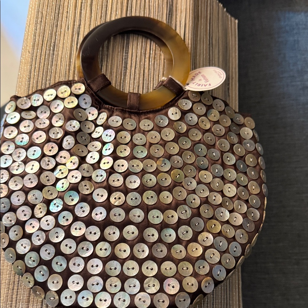 Brown Sequin Women's Bag